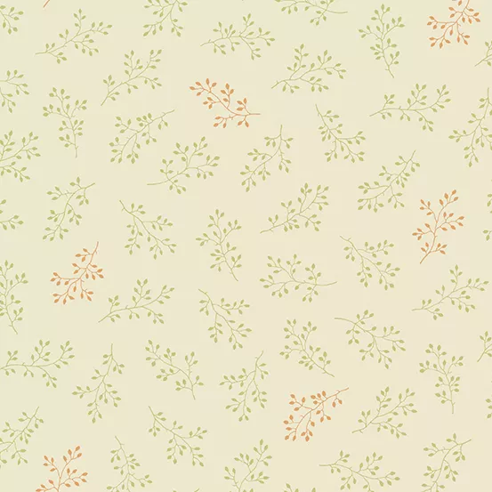 Practical Magic : Olive Branch Parchment - #A-292-L - Laundry Basket Quilts