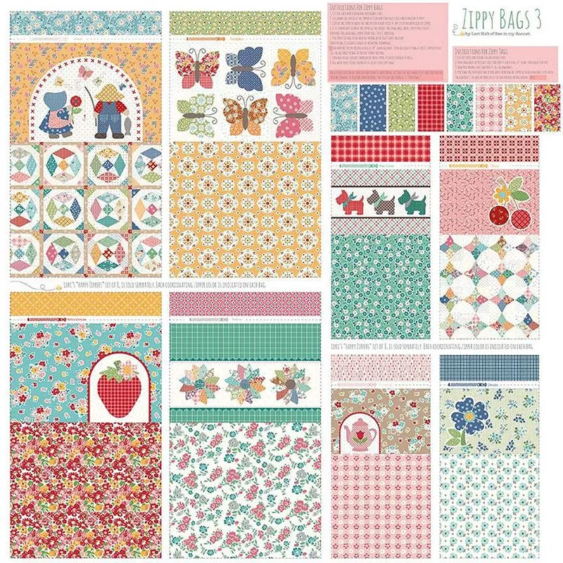 Prairie Home Home Decor Zippy Bags 3 56" Panel