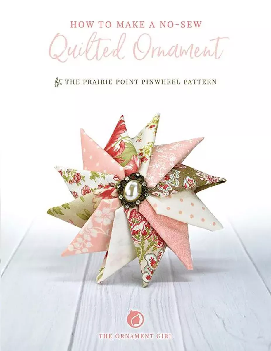 Prairie Point Pinwheel Ornaments