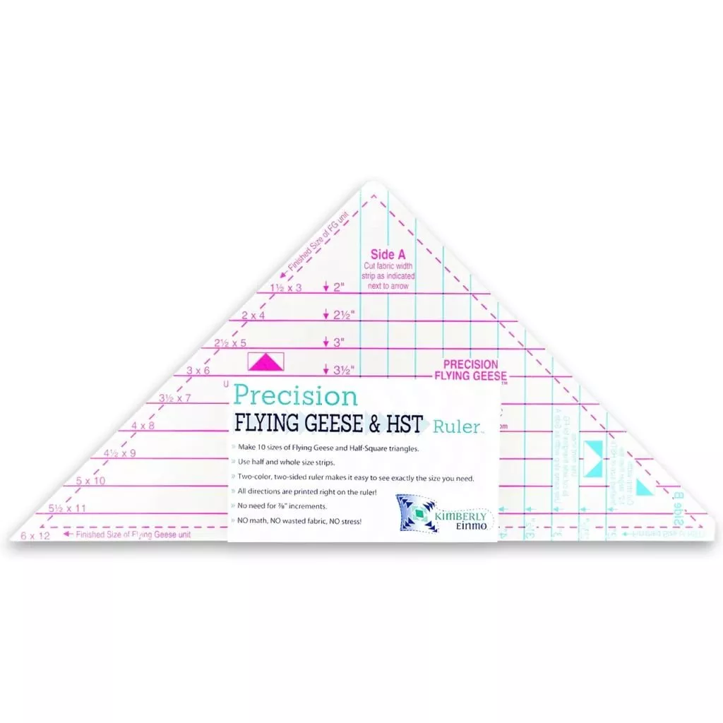 Precision Flying Geese & Hst Ruler ^