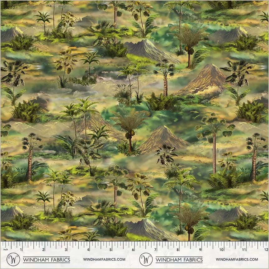 Prehistoric Paradise - Tropical Forest Lush Greens