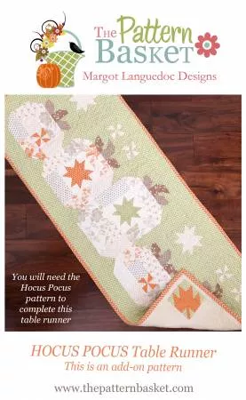 PT Q The Pattern Basket Hocus Pocus Table Runner Add-On