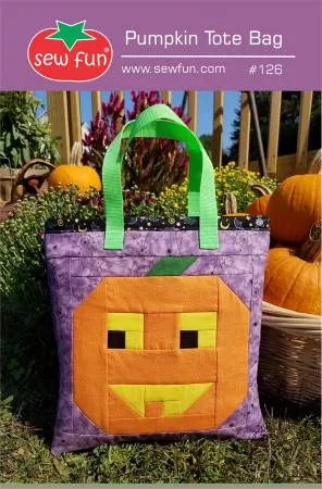 PT Q Sew Fun Pumpkin Tote Bag