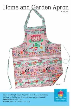 PT S Poorhouse Quilt Designs Home and Garden Apron