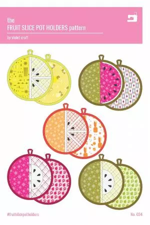 PT S Violet Craft Fruit Slice Pot Holders