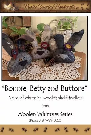 PT W Rustic Country Handcrafts Bonnie Betty and Buttons