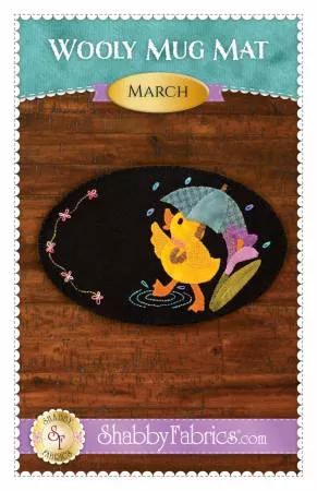 PT W Shabby Fabrics Wooly Mug Mat March