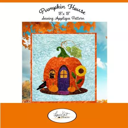 Pumpkin House -Sewing Applique Pattern