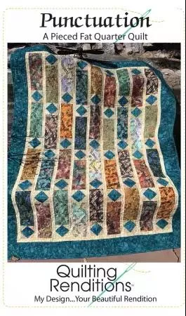 Punctuation PATTERN by Quilting Renditions (multi sizes) - QR1238