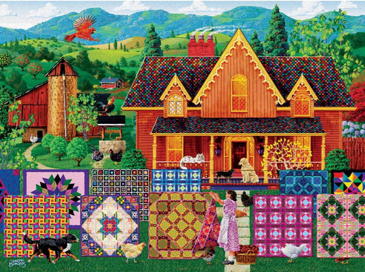 Puzzle - Morning Day Quilt 1000 Pc. Jigsaw Puzzle