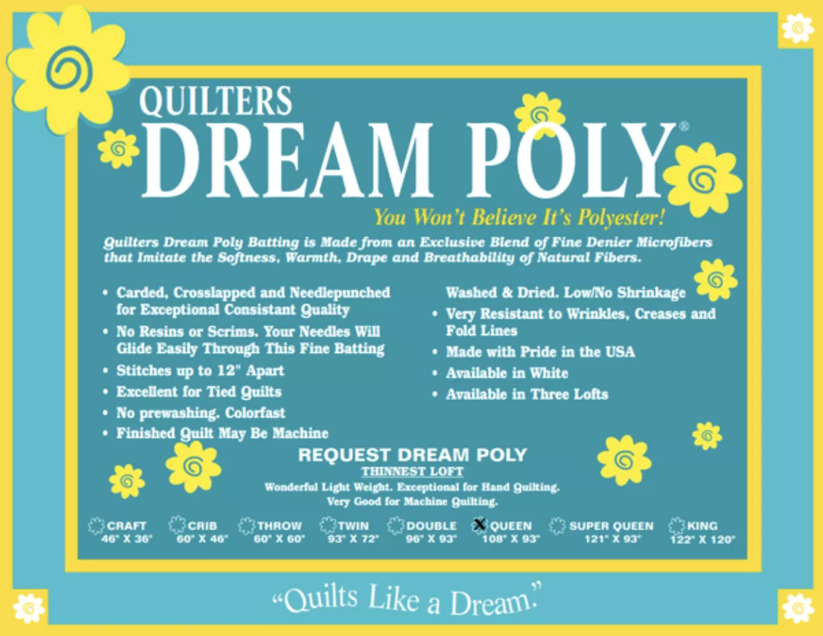 QD Bat Poly Request Crib 60" x 46"