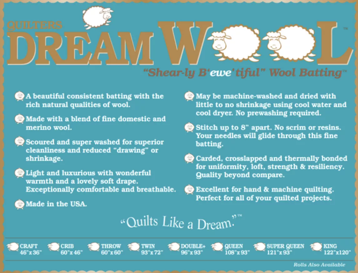 QD Batting-Wool Queen