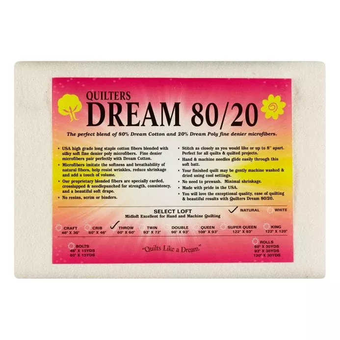 QD Natural 80/20 Throw ENTH - Batting