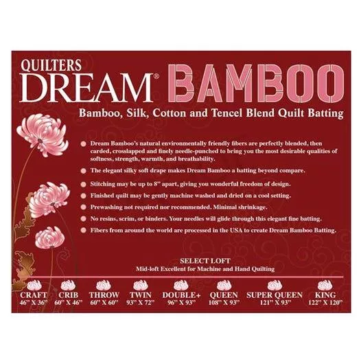 QDB Bamboo King OK - Quilt Batting