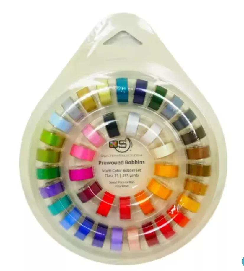 QS -PREWOUND BOBBINS MULTI-80 Wt Para-Cotton Poly Thread