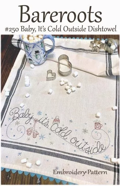 QT Bareroots Dishtowels Kit - Baby, it's Cold Outside - 250