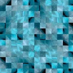 QT Checkmate Blue Square Inlay 28666-Q ^