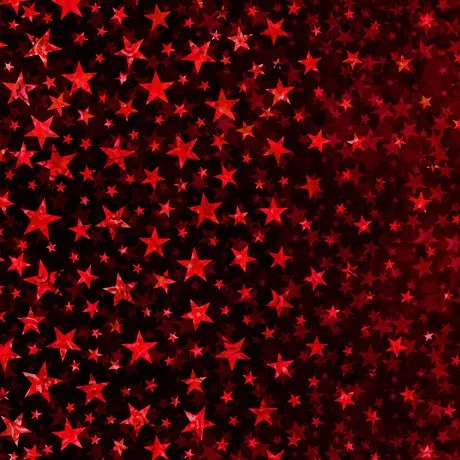 QT Indivisible Red Ombre Stars 28686-R 016542293534 ^