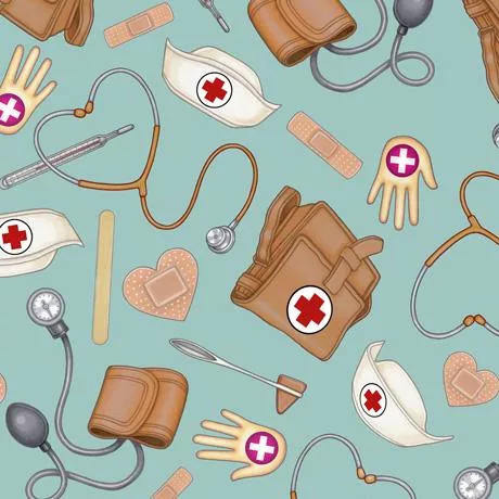 QT What the Doctor Ordered 24926-Q - Cotton Fabric
