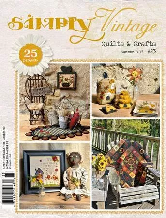 Quarterly Simply Vintage Magazine #23 by Quiltmania