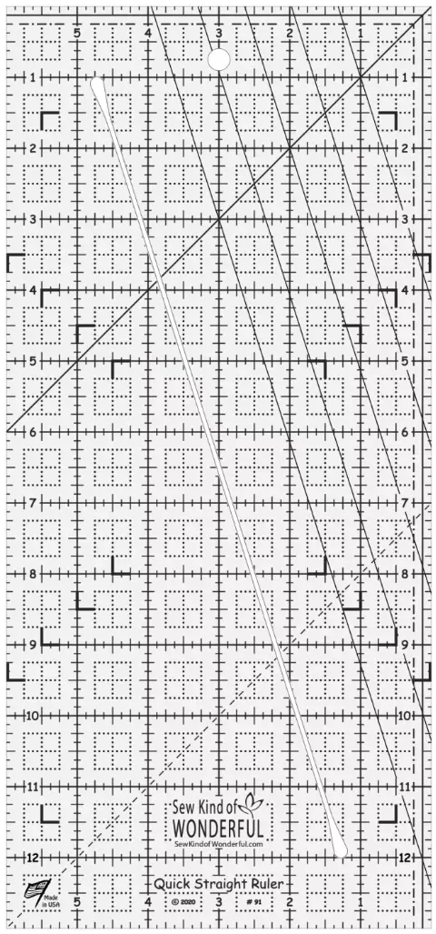 Quick Straight Ruler by Sew Kind of Wonderful