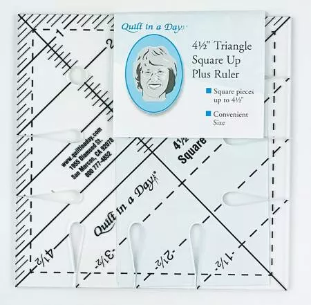 Quilt in a Day 4 1/2 Triangle Square Up PLUS