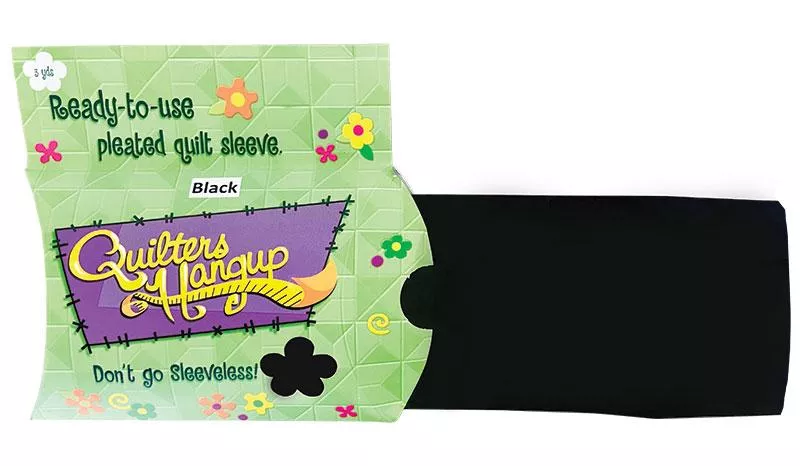 Quilt Sleeve Black 4" x 3yds