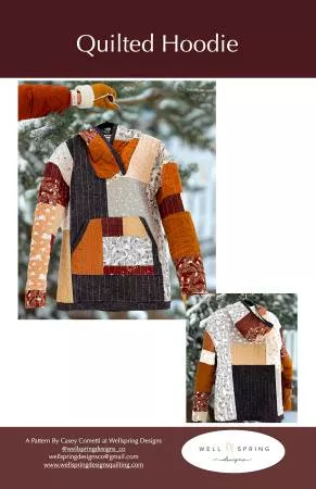 Quilted Hoodie : Pattern - #P191-QUILTEDHOODIE - Wellspring Designs
