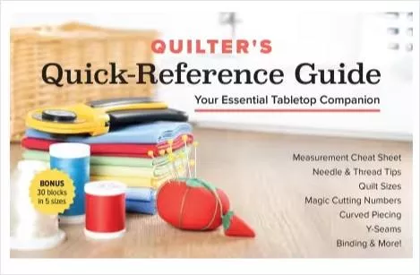 Quilter's Quick-Reference Guide BOOK- by C&T Publishing