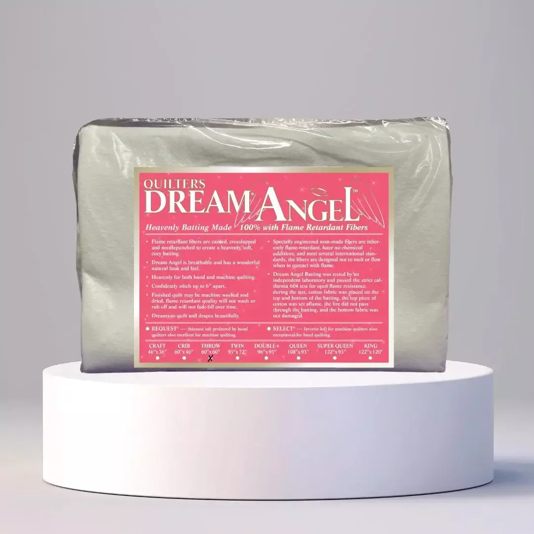 Quilters Dream Angel Select Packaged Batting 60"x60" Throw Size A4SR '