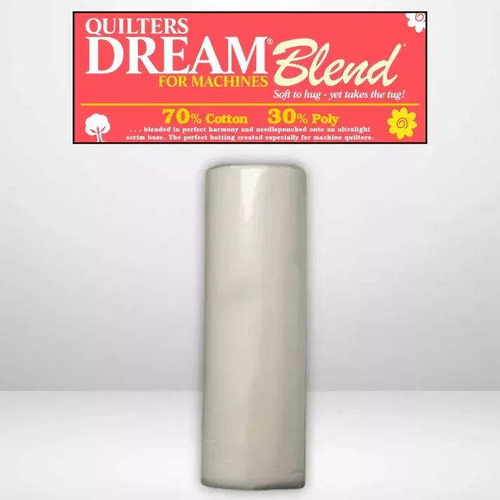 Quilters Dream batting MKR 70/30 Blend King 120" x 25 yd roll