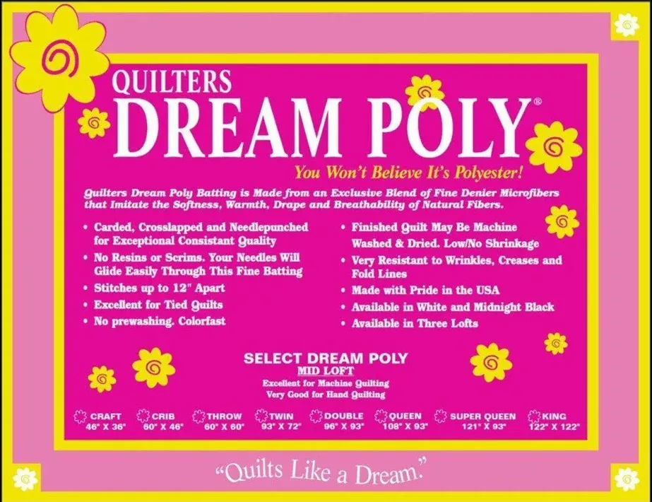 Quilters Dream Poly Select - Mid Loft - Super Queen