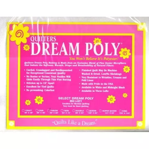 Quilters Dream Polyester Select White King Size 122" x 120"