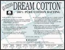 Quilters Dream Request Cotton Batting Queen Size Natural