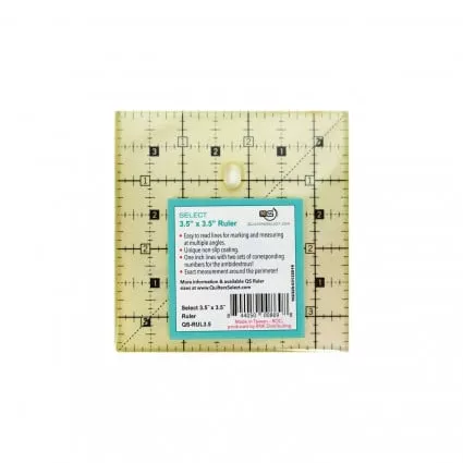 Quilters Select 3.5Square Ruler QS-RUL3.5^