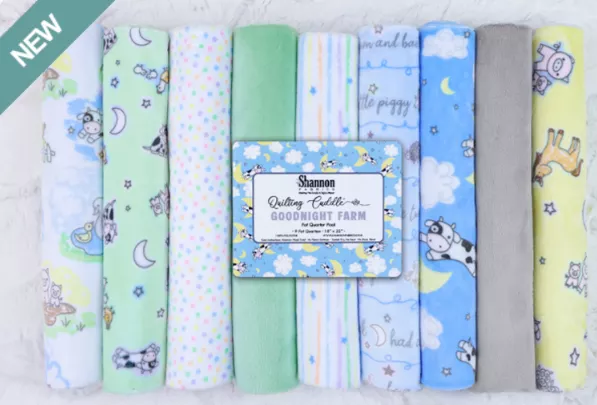 Quilting Cuddle Fat Quarter Pack GOODNIGHT FARM