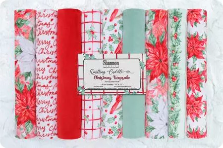 Quilting Cuddle Fat Quarter Pack XMAS KEEPSAKE