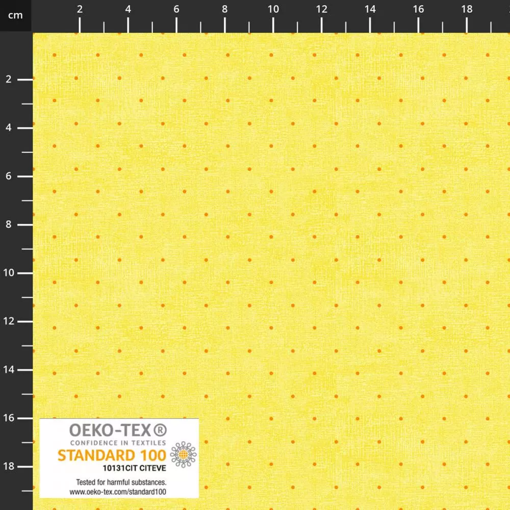 Quilting Rainbow by Stof - Light Yellow Dot 4512-971