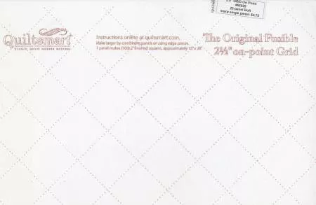 Quiltsmart 2-1/2in Grid On Point Fusible QS65064D