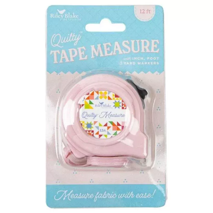 Quilty 12 Foot Retractable Tape Measure by Riley Blake