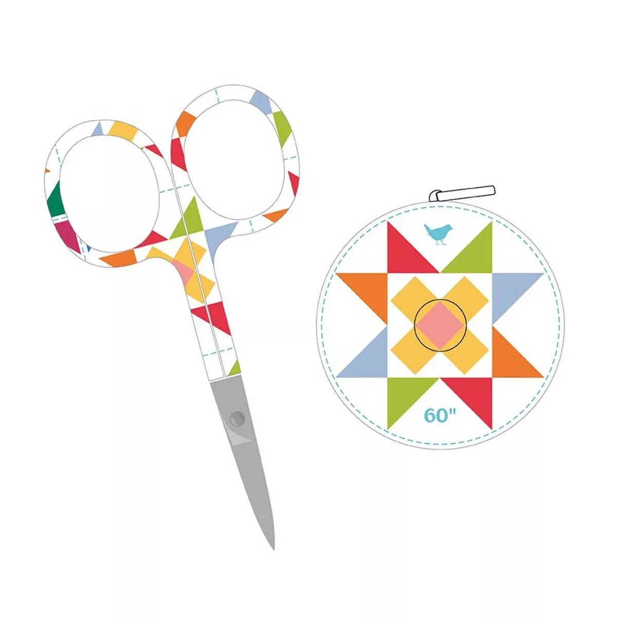 Quilty Scissors & Tape Measure Duo by Riley Blake