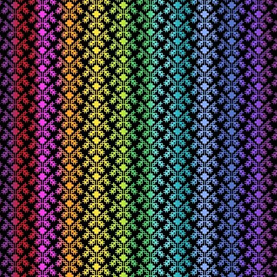 AND Rainbow Wonderland - A-327-K - Cotton Fabric