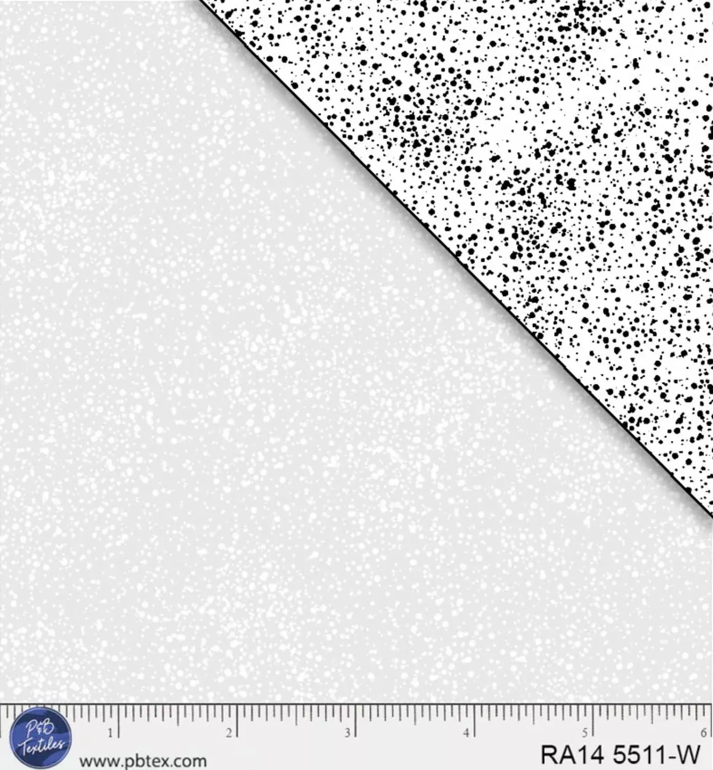 Ramblings 14 by P&B Textiles - White Flecks RA1405511-W