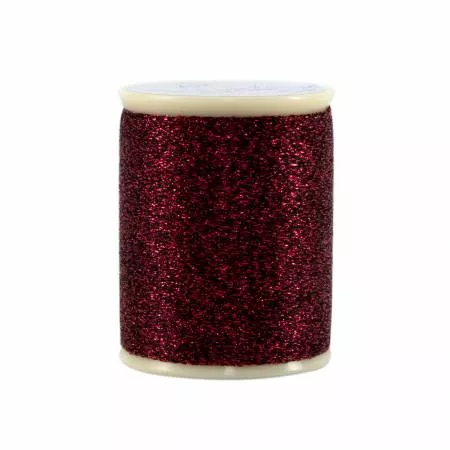 Razzle Dazzle Polyester Metallic Thread 8wt 110yds Ruby Slippers