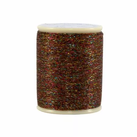 Razzle Dazzle Polyester Metallic Thread 8wt 110yds Sunset Serenade