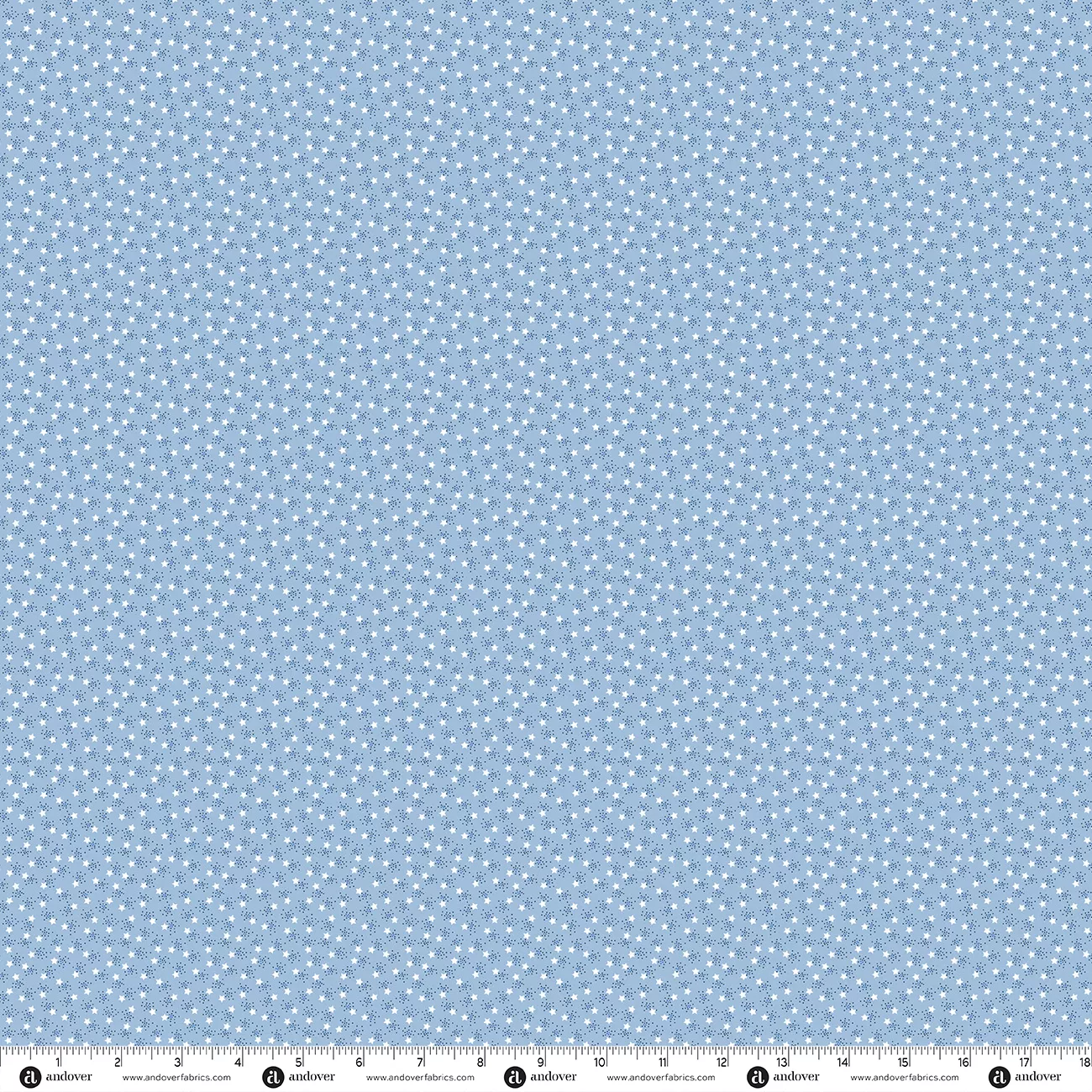 Red White and Blue : Stardust Denim - #A-10656-B - Andover Fabrics
