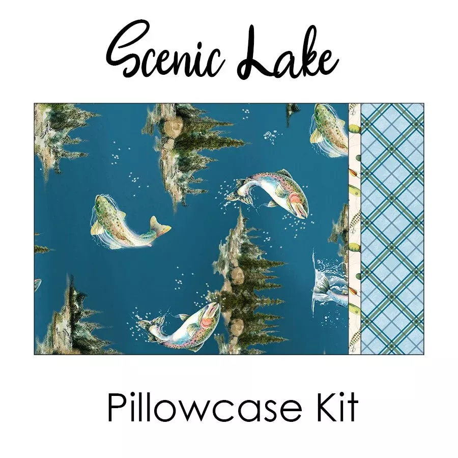 Reeled In - Scenic Lake - Pillowcase Kit from Wilmington
