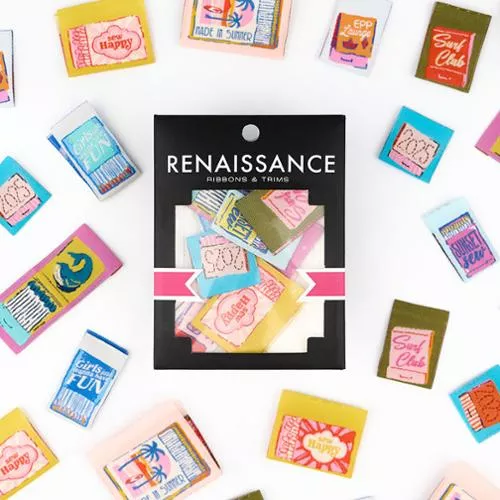 Renaissance Ribbons | Woven Labels - Matchbook Makerie 8pc