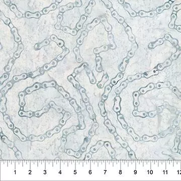 Ride On 4 - Banyan Batik - Northcott - Bike Chain Dove 83694-91