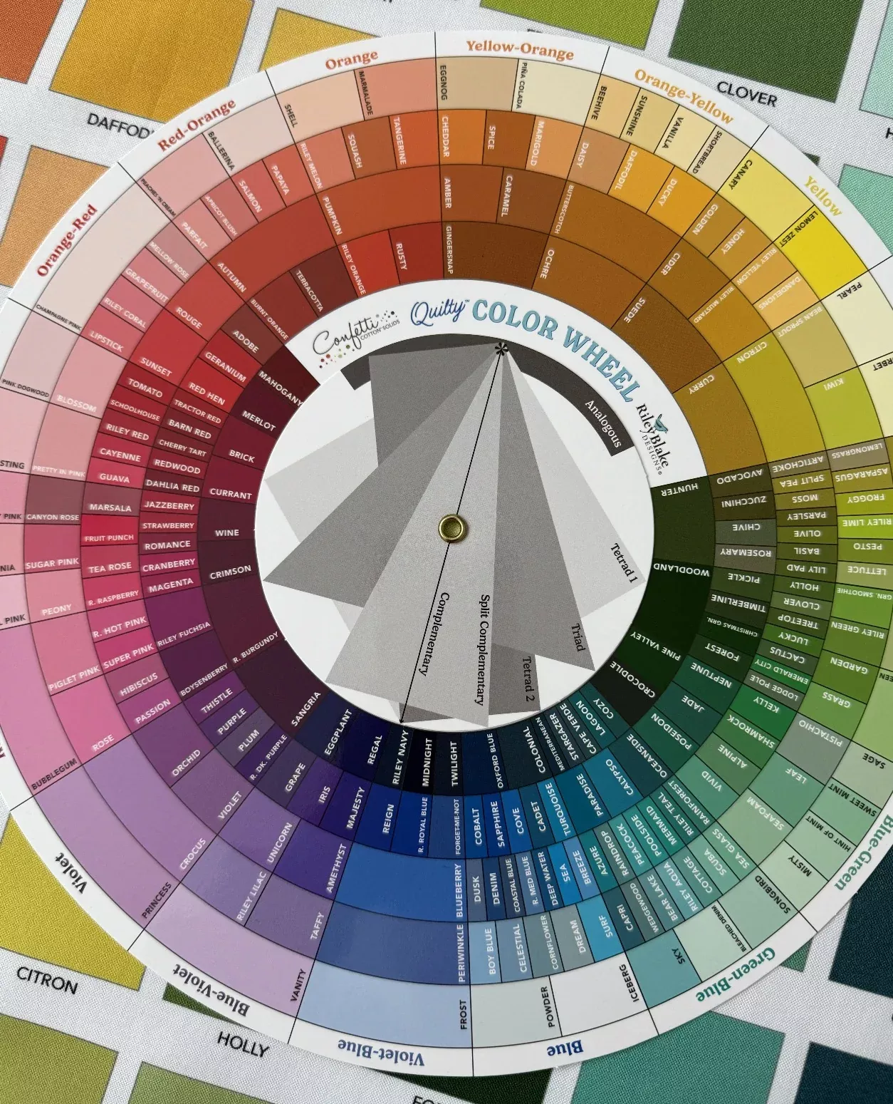 Riley Blake Designs Quilty™ Color Wheel